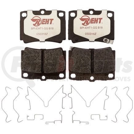 EHT733H by RAYBESTOS - Raybestos Element3 Hybrid Brake Pad Set