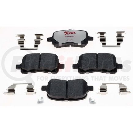 EHT741H by RAYBESTOS - Raybestos Element3 Hybrid Brake Pad Set