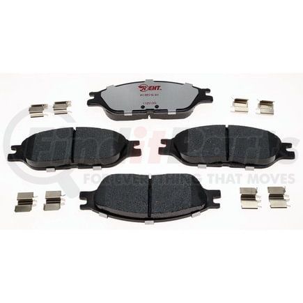 EHT803H by RAYBESTOS - Raybestos Element3 Hybrid Brake Pad Set