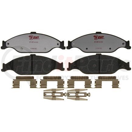 EHT804H by RAYBESTOS - Raybestos Element3 Hybrid Brake Pad Set