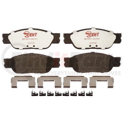 EHT805H by RAYBESTOS - Raybestos Element3 Hybrid Brake Pad Set