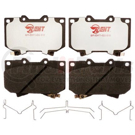 EHT812H by RAYBESTOS - Raybestos Element3 Hybrid Brake Pad Set