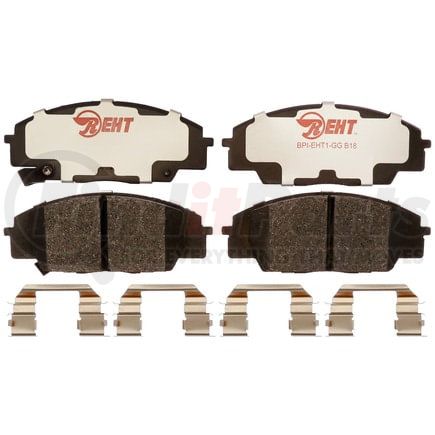 EHT829H by RAYBESTOS - Raybestos Element3 Hybrid Brake Pad Set