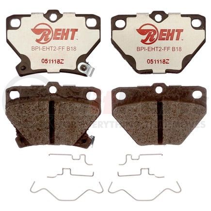 EHT823H by RAYBESTOS - Raybestos Element3 Hybrid Brake Pad Set