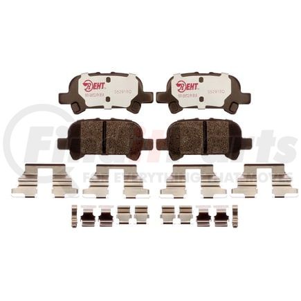 EHT828H by RAYBESTOS - Raybestos Element3 Hybrid Brake Pad Set