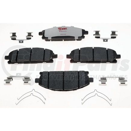 EHT855AH by RAYBESTOS - Raybestos Element3 Hybrid Brake Pad Set