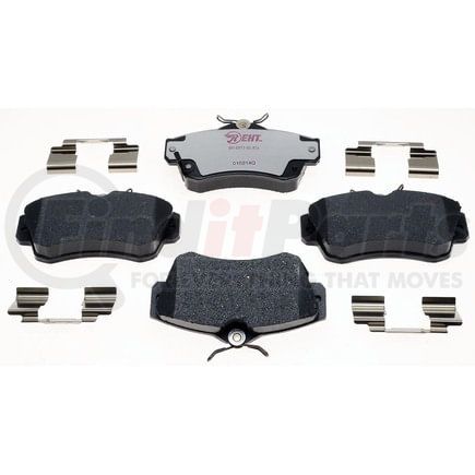 EHT841H by RAYBESTOS - Raybestos Element3 Hybrid Brake Pad Set