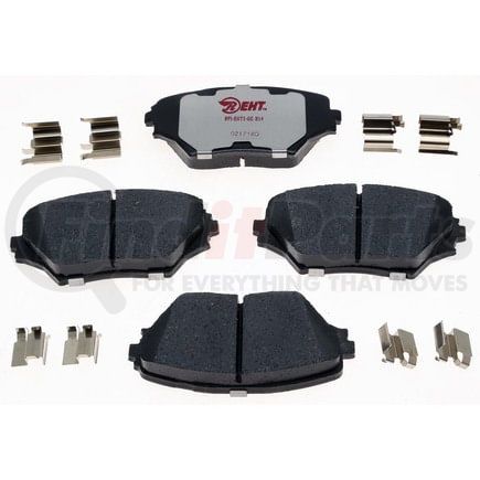 EHT862H by RAYBESTOS - Raybestos Element3 Hybrid Brake Pad Set