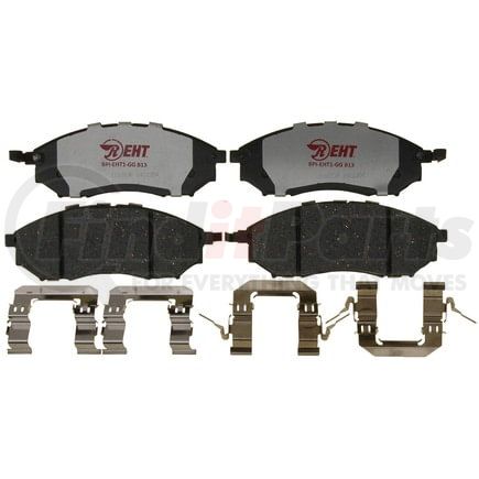 EHT888H by RAYBESTOS - Raybestos Element3 Hybrid Brake Pad Set