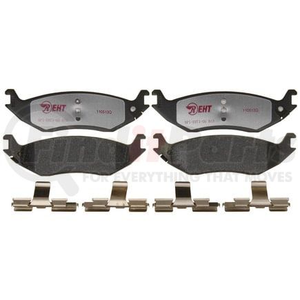 EHT898H by RAYBESTOS - Raybestos Element3 Hybrid Brake Pad Set