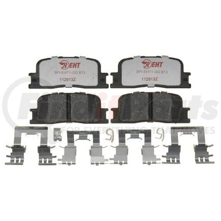 EHT885H by RAYBESTOS - Raybestos Element3 Hybrid Brake Pad Set