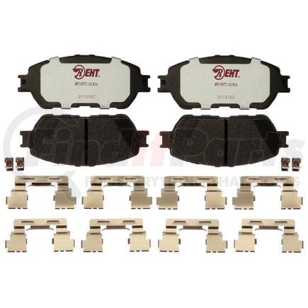 EHT906AH by RAYBESTOS - Raybestos Element3 Hybrid Brake Pad Set