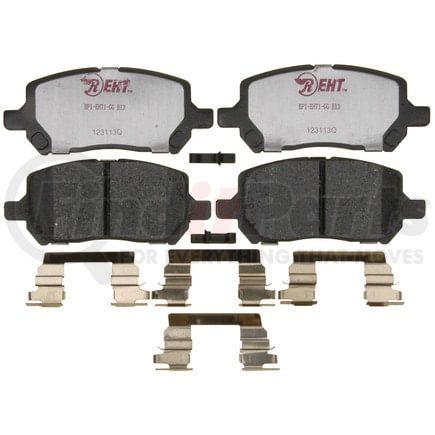 EHT956H by RAYBESTOS - Raybestos Element3 Hybrid Brake Pad Set