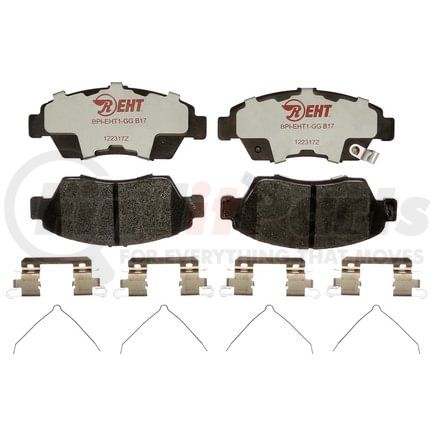 EHT948AH by RAYBESTOS - Raybestos Element3 Hybrid Brake Pad Set