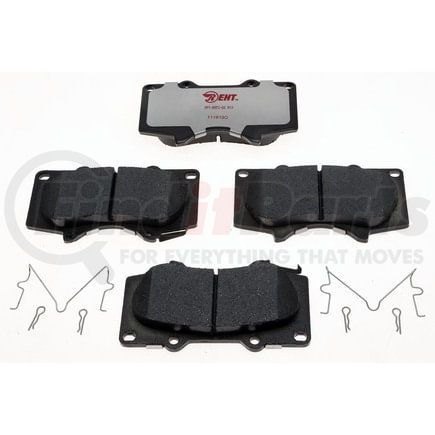 EHT976H by RAYBESTOS - Raybestos Element3 Hybrid Brake Pad Set