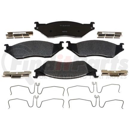 MGD1066MH by RAYBESTOS - Raybestos R-Line Metallic Brake Pad Set