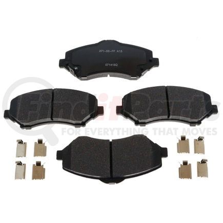 MGD1273ACH by RAYBESTOS - Raybestos R-Line Ceramic Brake Pad Set