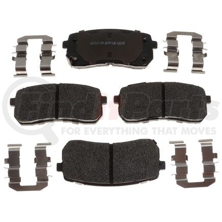 MGD1302CH by RAYBESTOS - Raybestos R-Line Ceramic Brake Pad Set