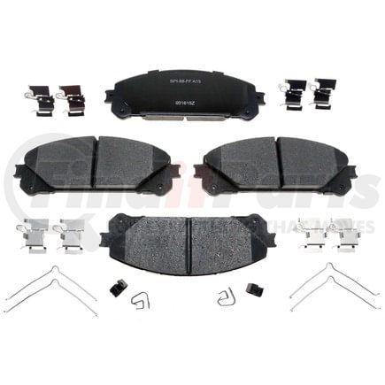 Raybestos MGD1324CH Disc Brake Pad Set Raybestos R-Line Ceramic Brake Pad Set