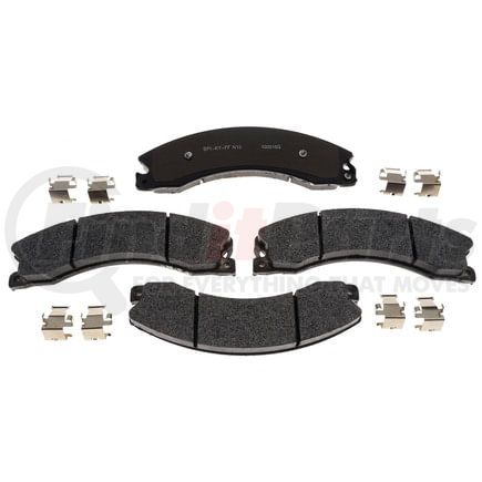 MGD1411MH by RAYBESTOS - Raybestos R-Line Metallic Brake Pad Set