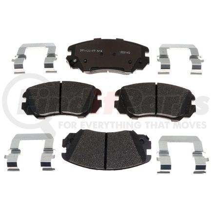 MGD1421CH by RAYBESTOS - Raybestos R-Line Ceramic Brake Pad Set