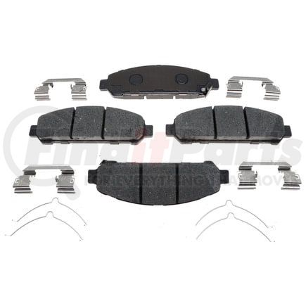 MGD1401CH by RAYBESTOS - Raybestos R-Line Ceramic Brake Pad Set