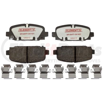 EHT2081H by RAYBESTOS - Raybestos Element3 Hybrid Brake Pad Set