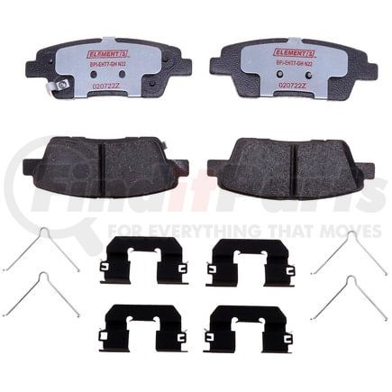 EHT2100H by RAYBESTOS - Raybestos Element3 Hybrid Brake Pad Set