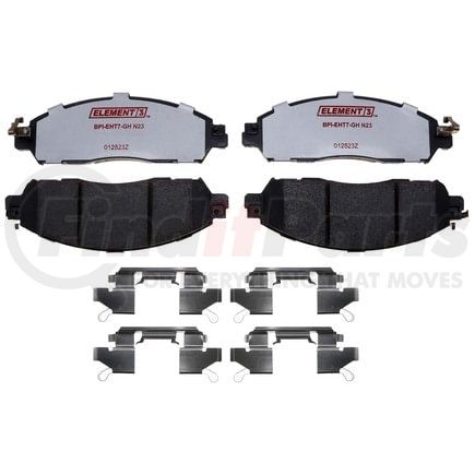 EHT2138H by RAYBESTOS - Raybestos Element3 Hybrid Brake Pad Set