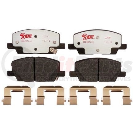 EHT2019H by RAYBESTOS - Raybestos Element3 Hybrid Brake Pad Set
