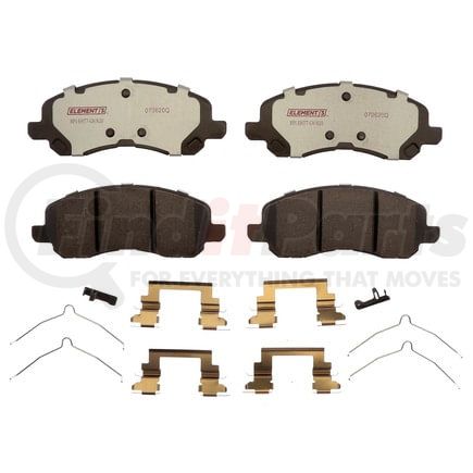EHT2057H by RAYBESTOS - Raybestos Element3 Hybrid Brake Pad Set