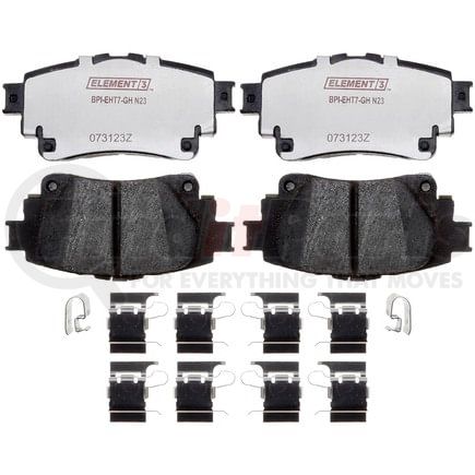 EHT2183H by RAYBESTOS - Raybestos Element3 Hybrid Brake Pad Set