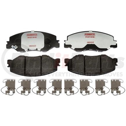 EHT2185H by RAYBESTOS - Raybestos Element3 Hybrid Brake Pad Set