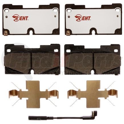 EHT2173H by RAYBESTOS - Raybestos Element3 Hybrid Brake Pad Set