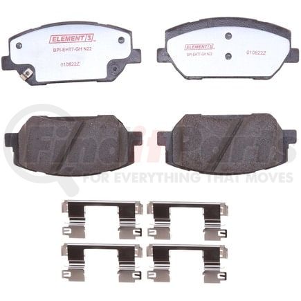 EHT2198H by RAYBESTOS - Raybestos Element3 Hybrid Brake Pad Set