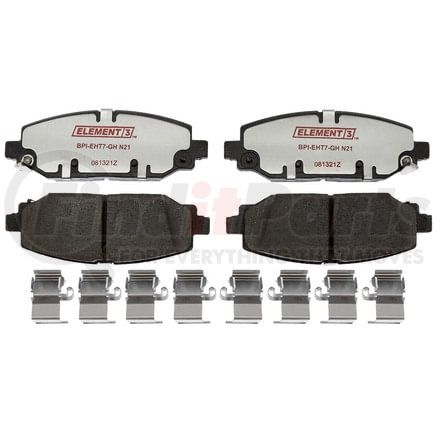 EHT2186H by RAYBESTOS - Raybestos Element3 Hybrid Brake Pad Set