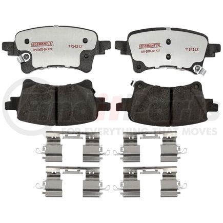 EHT2233H by RAYBESTOS - Raybestos Element3 Hybrid Brake Pad Set