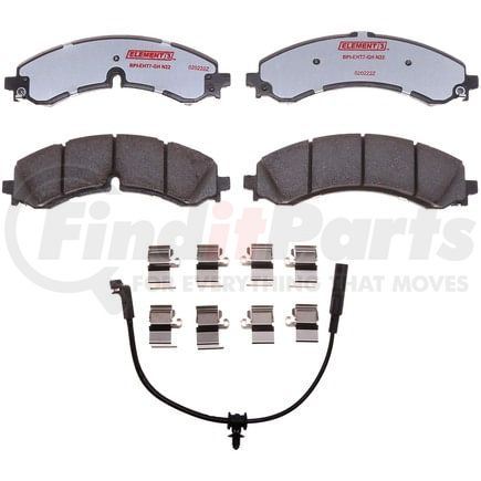 EHT2250H by RAYBESTOS - Raybestos Element3 Hybrid Brake Pad Set