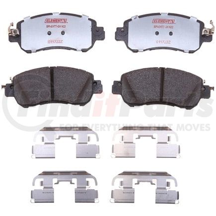 EHT2324H by RAYBESTOS - Raybestos Element3 Hybrid Brake Pad Set