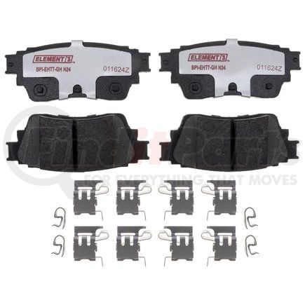EHT2391H by RAYBESTOS - Raybestos Element3 Hybrid Brake Pad Set