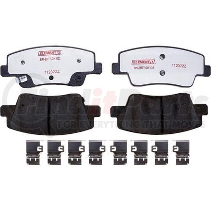 EHT2394H by RAYBESTOS - Raybestos Element3 Hybrid Brake Pad Set