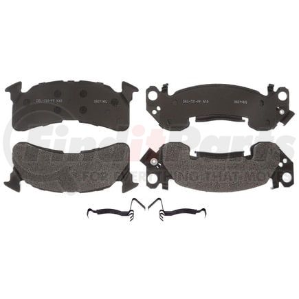 Raybestos MGD153MH Disc Brake Pad Set Raybestos R-Line Metallic Brake Pad Set