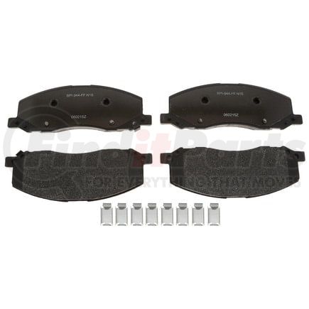 MGD1558MH by RAYBESTOS - Raybestos R-Line Metallic Brake Pad Set