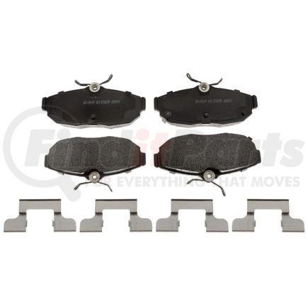 MGD1562MH by RAYBESTOS - Raybestos R-Line Metallic Brake Pad Set