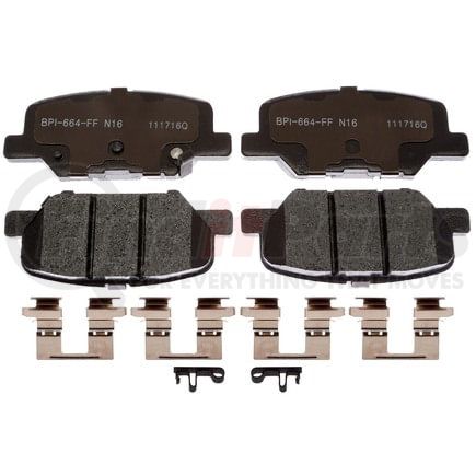 Raybestos MGD1679CH Disc Brake Pad Set Raybestos R-Line Ceramic Brake Pad Set