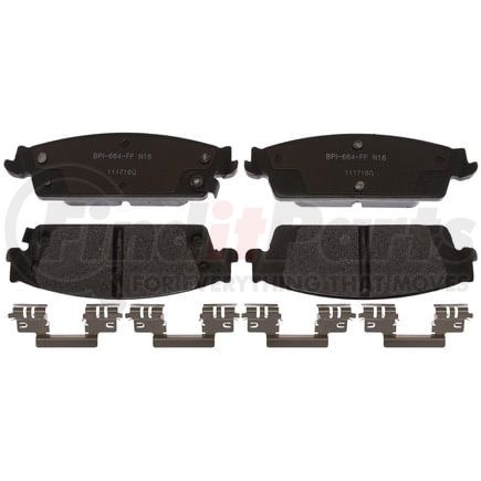 MGD1707CH by RAYBESTOS - Raybestos R-Line Ceramic Brake Pad Set