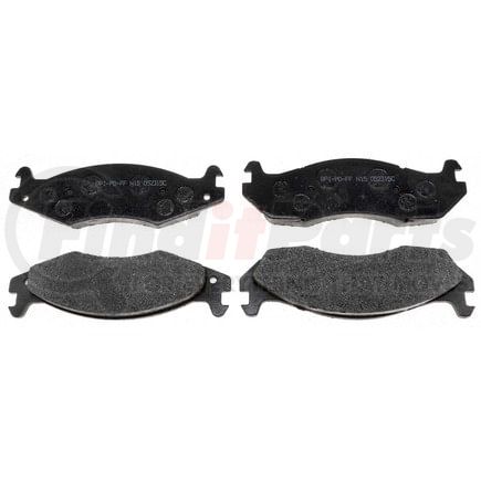 Raybestos MGD203M Disc Brake Pad Set Raybestos R-Line Metallic Brake Pad Set