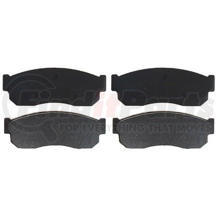 MGD233AM by RAYBESTOS - Raybestos R-Line Metallic Brake Pad Set