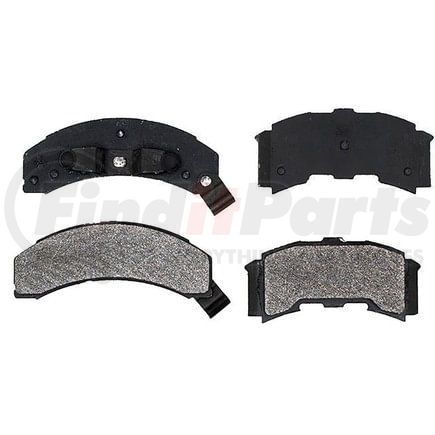 MGD262M by RAYBESTOS - Raybestos R-Line Metallic Brake Pad Set