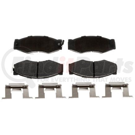 MGD266MH by RAYBESTOS - Raybestos R-Line Metallic Brake Pad Set